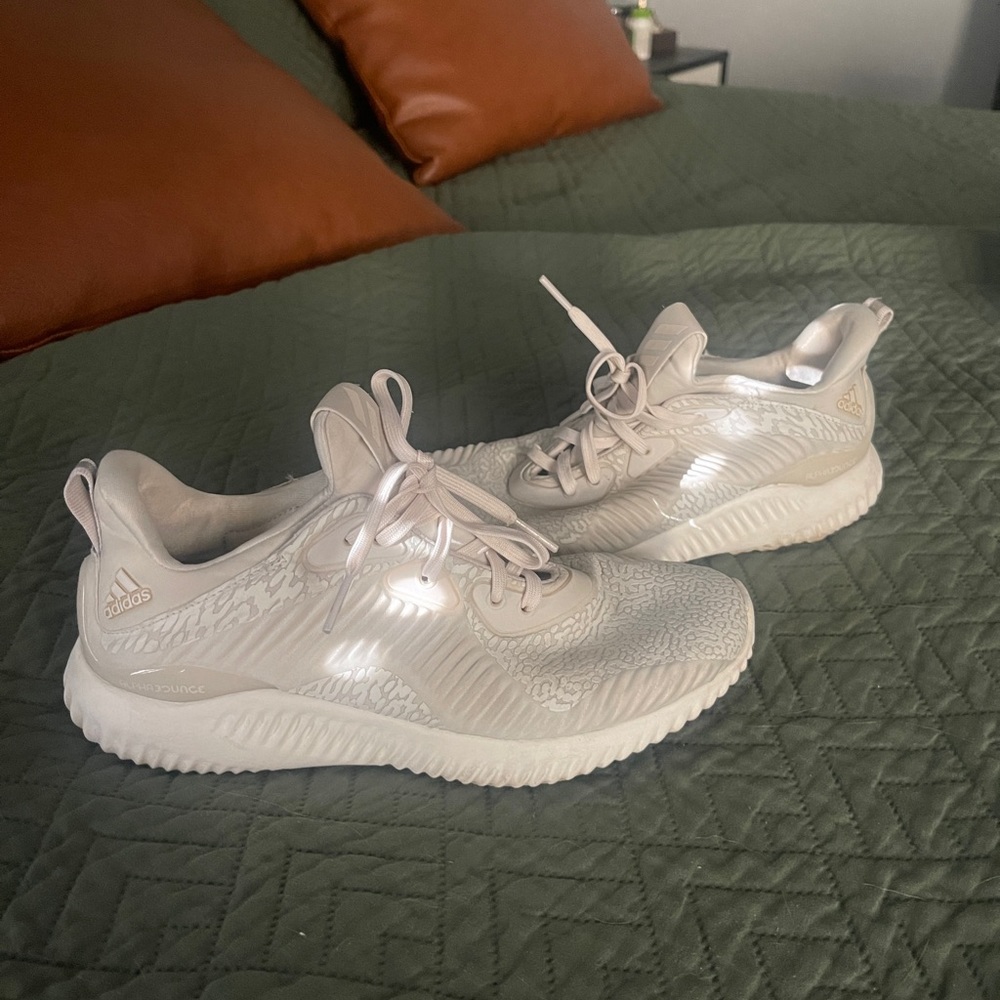 Adidas Alphabounce HPC AMS J Cheetah Clear Brown/Chalk Running Shoes DA9703